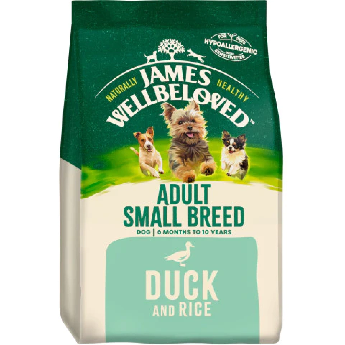 James Wellbeloved Adult Small Breed - Duck 1.5kg Main Image