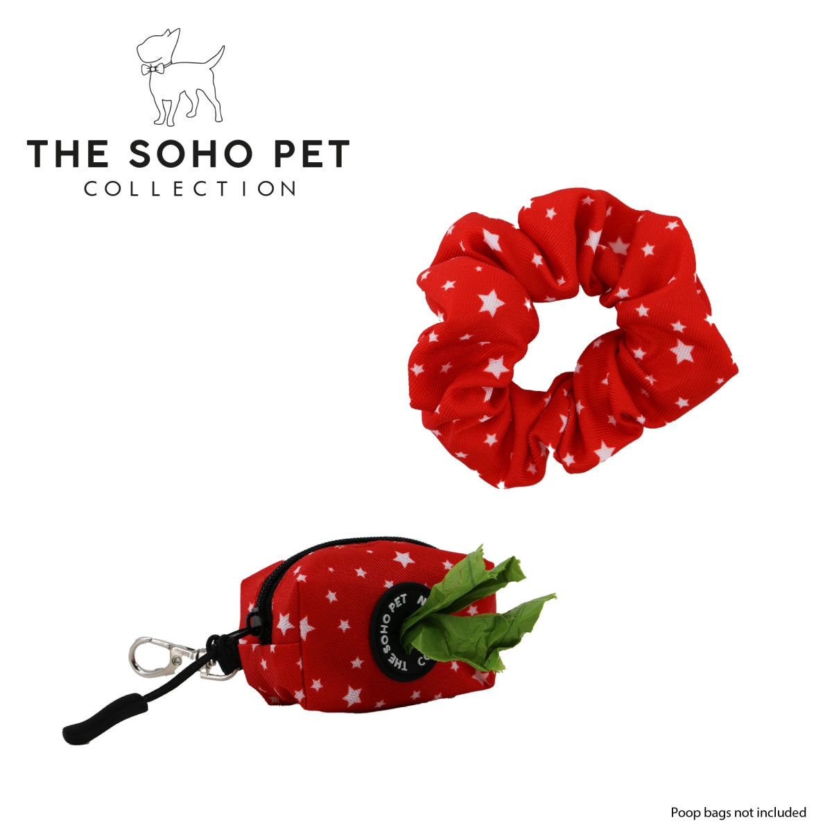 Soho Collection - Star Poop Bag & Scrunchie Main Image