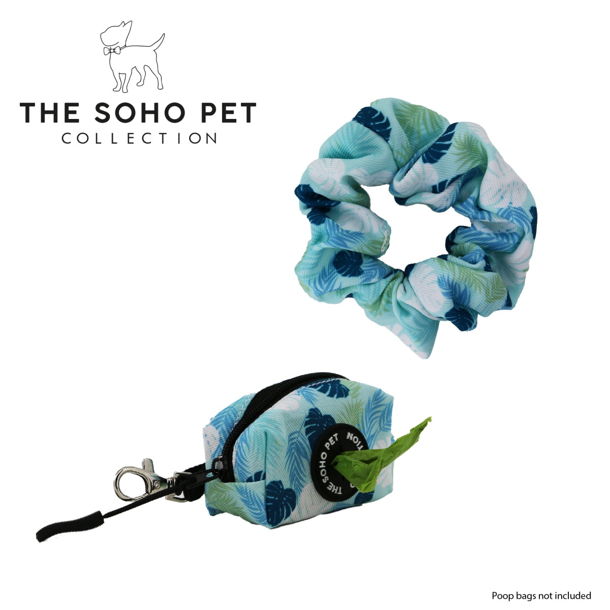 Soho Collection - Leaf Poop Bag & Scrunchie Main Image