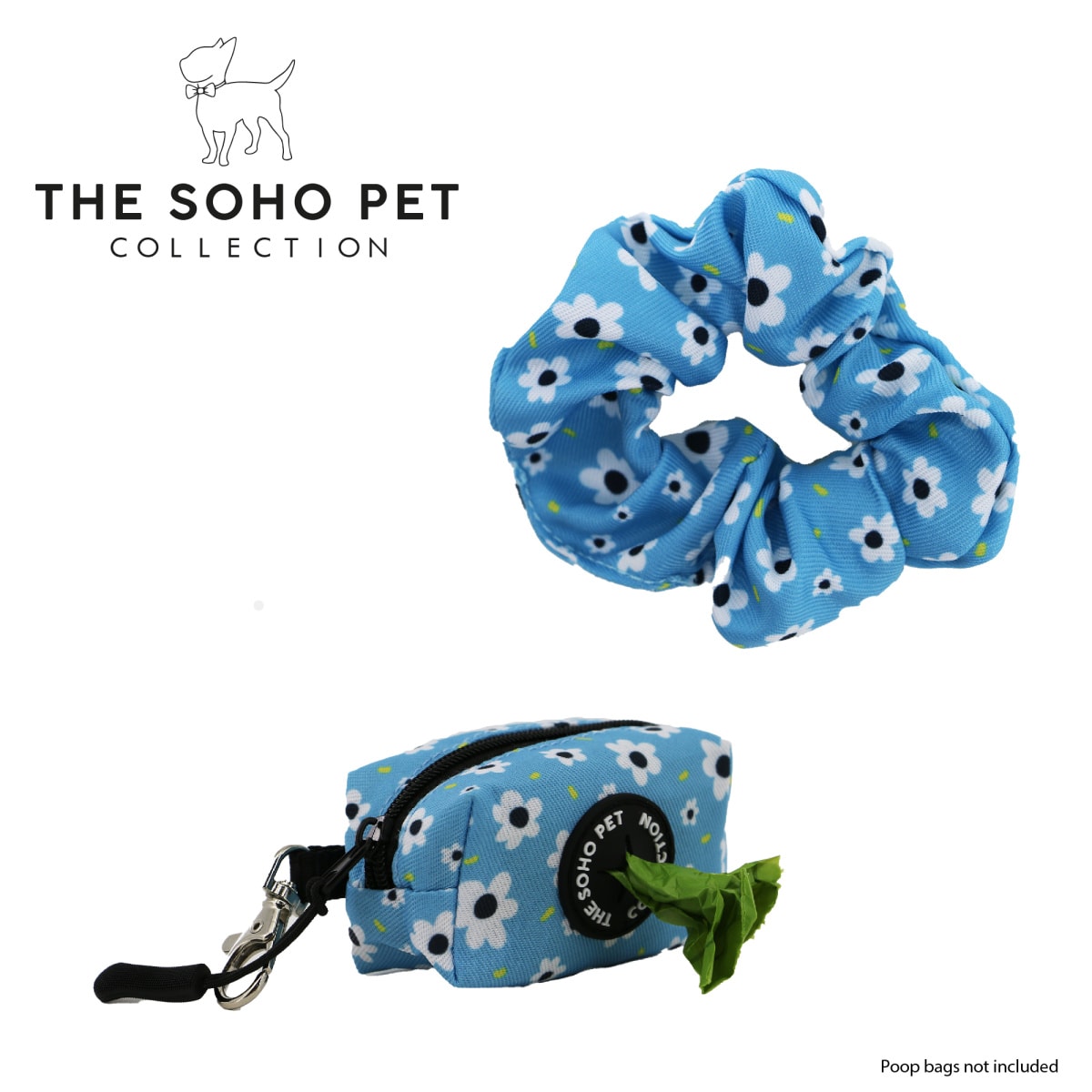 Soho Collection - Daisy Poop Bag & Scrunchie Main Image