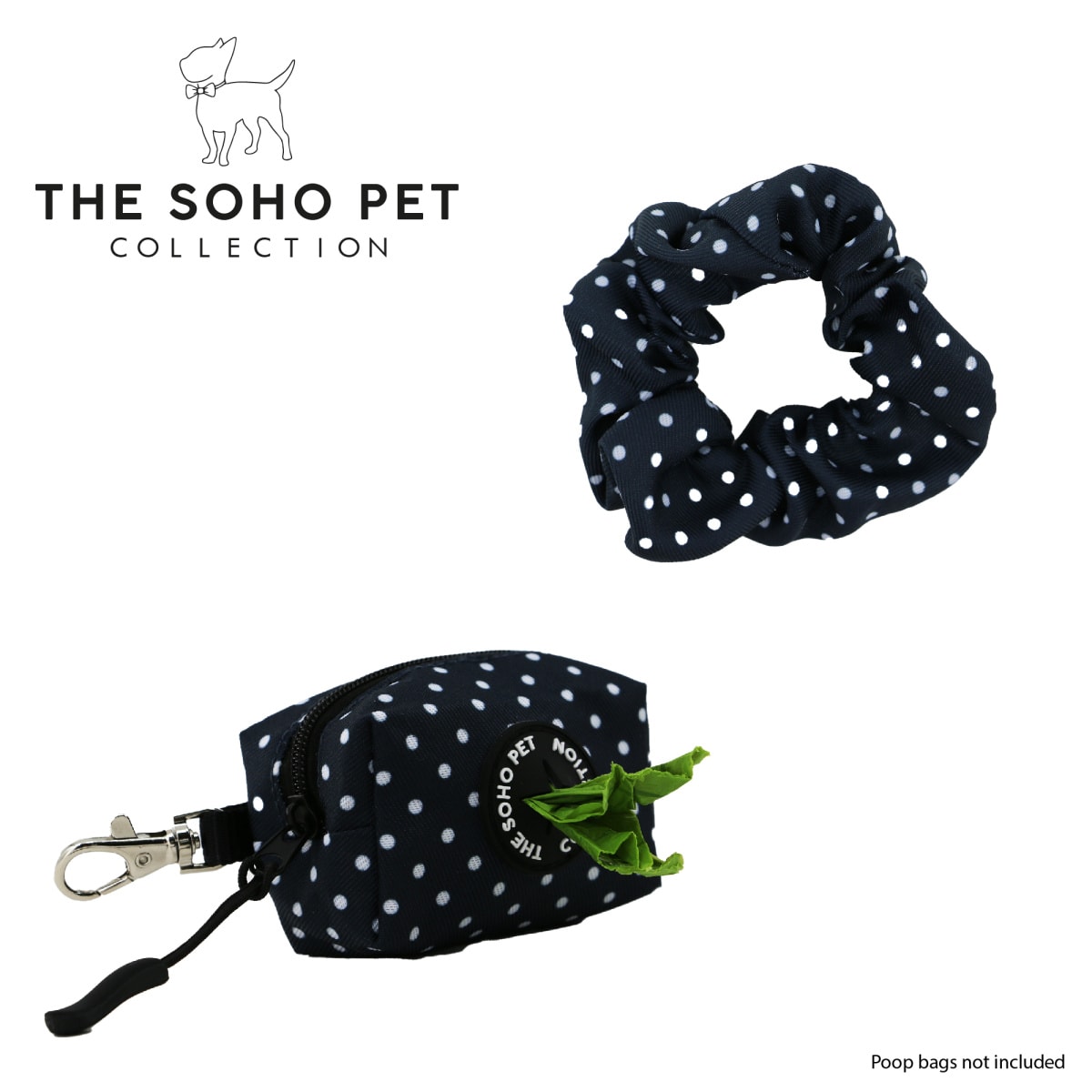 Soho Collection - Polka Poop Bag & Scrunchie Main Image