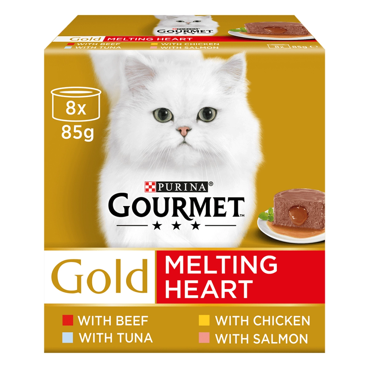 Gourmet Gold - Melting Hearts 8 x 85g Main Image