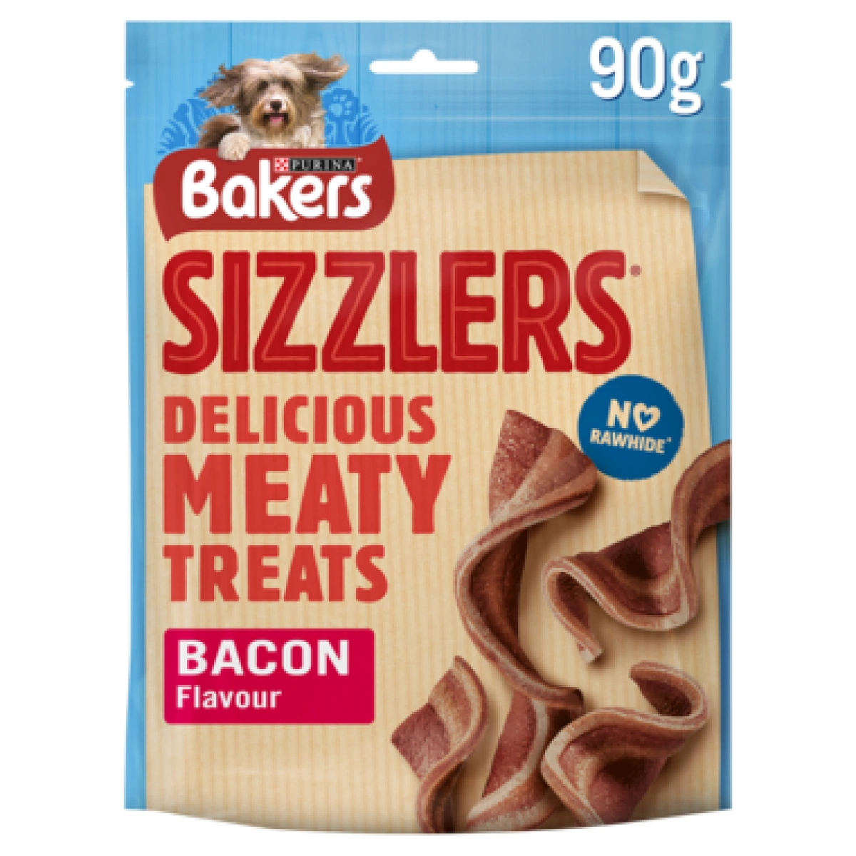 Bakers Sizzlers Bacon Treats 90g Main Image