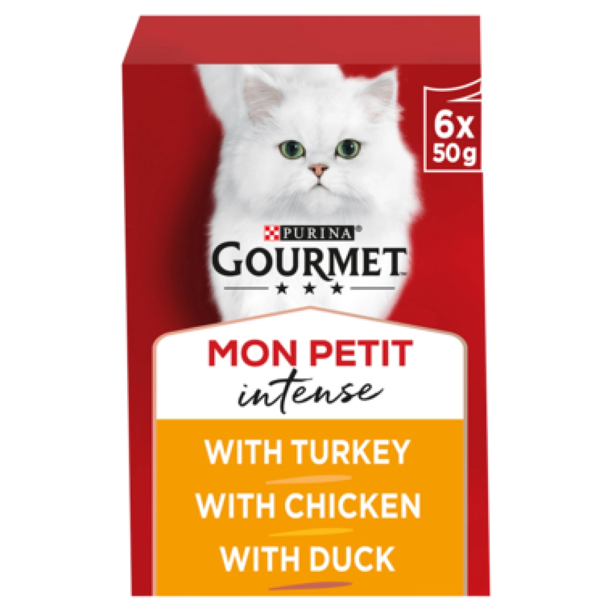 Gourmet Mon Petit Intense - Poultry Meaty Variety 6 x 50g Main Image