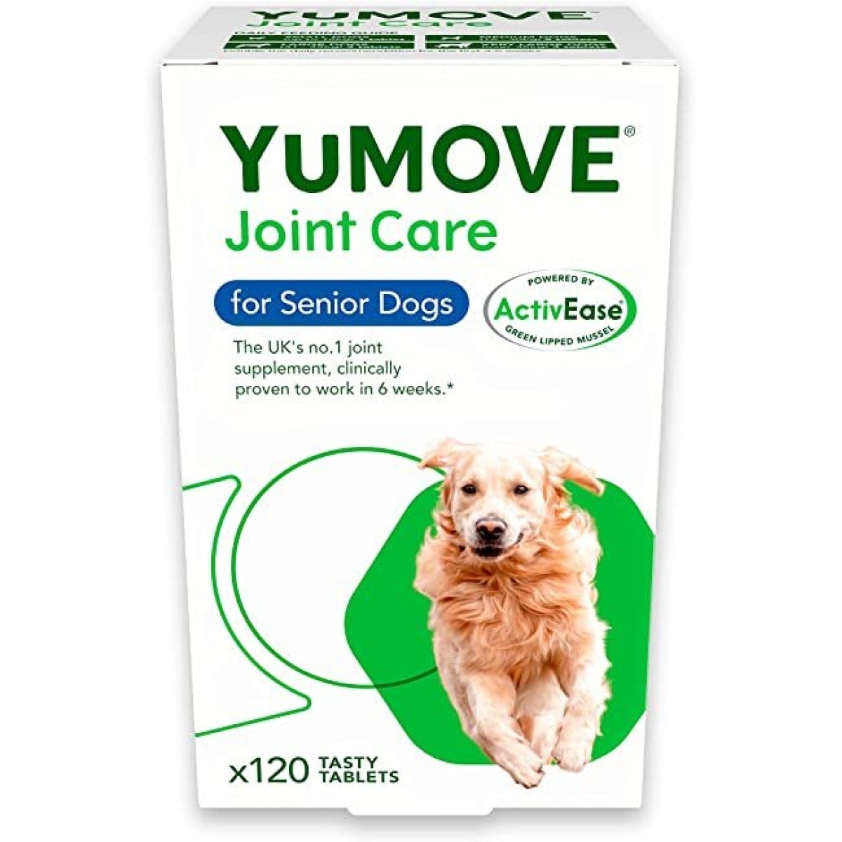 Yumove Joint Care for Dogs - Senior 120 Tablets Main Image