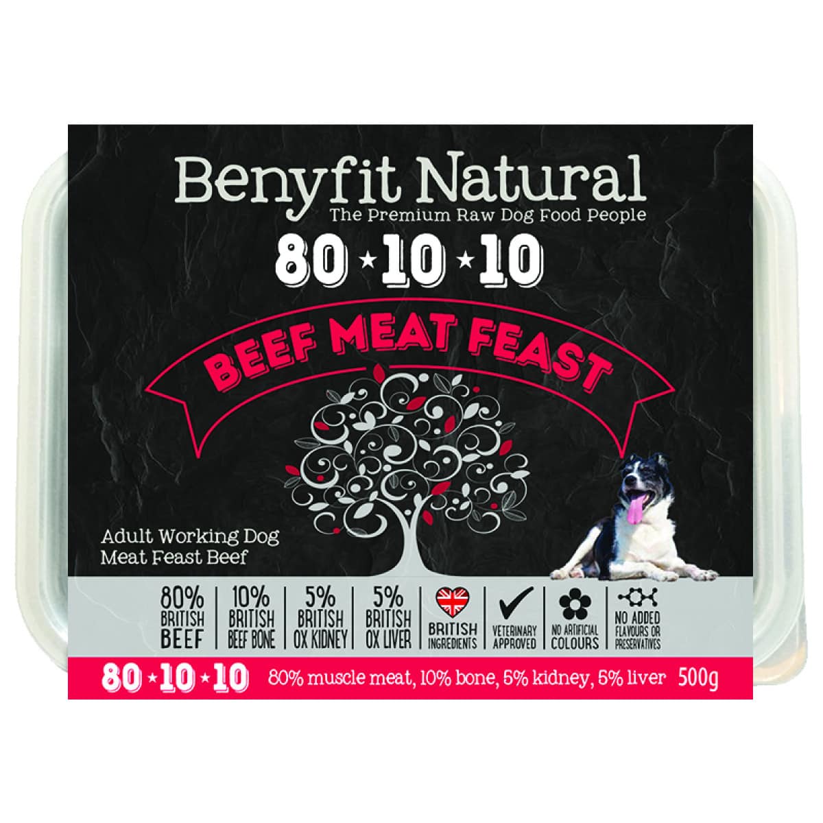 Benyfit Natural 80/10/10 - Beef Meat Feast 500g Main Image