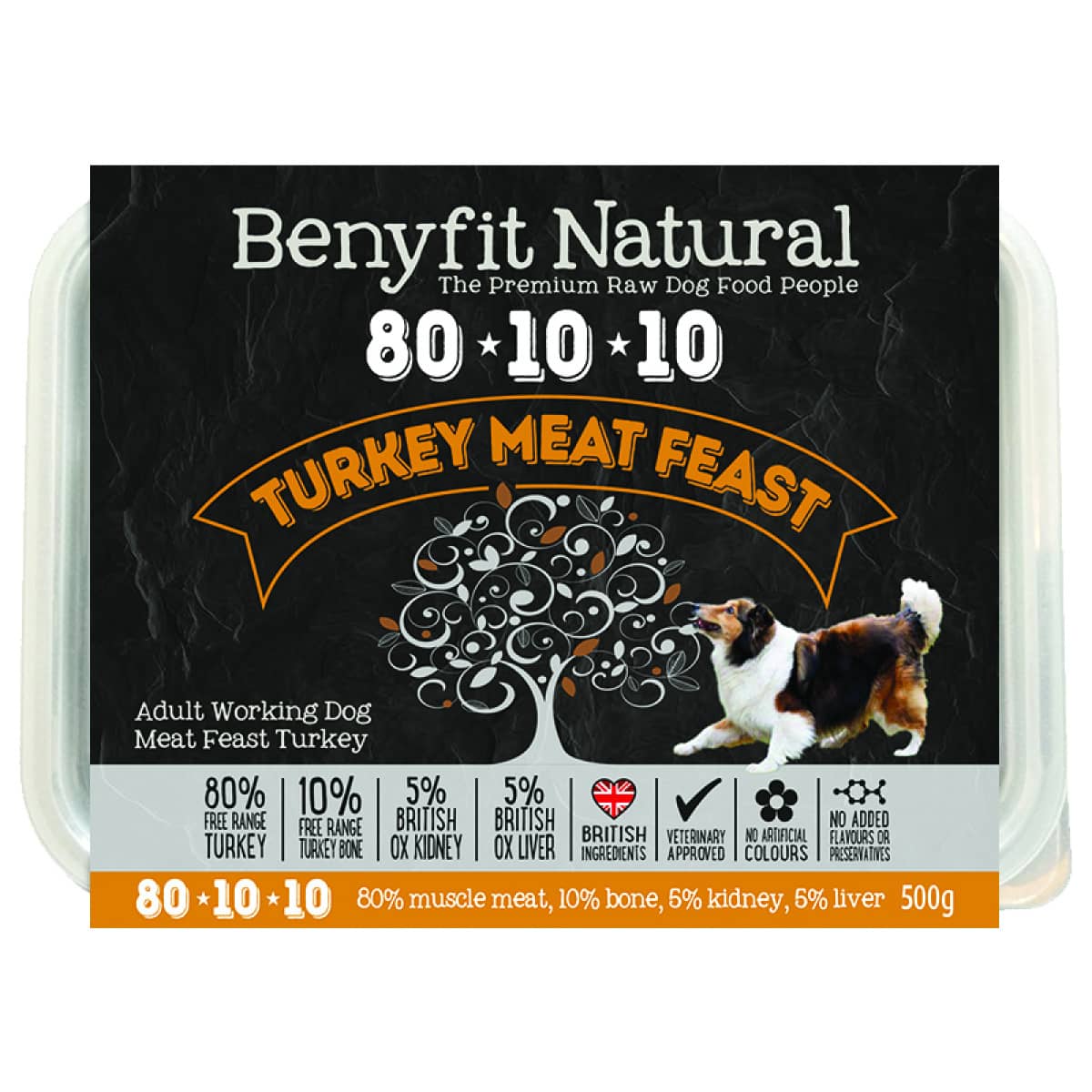 Benyfit Natural 80/10/10 - Turkey Meat Feast 500g Main Image