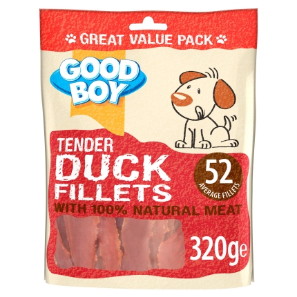 Good Boy Duck Fillets 320g