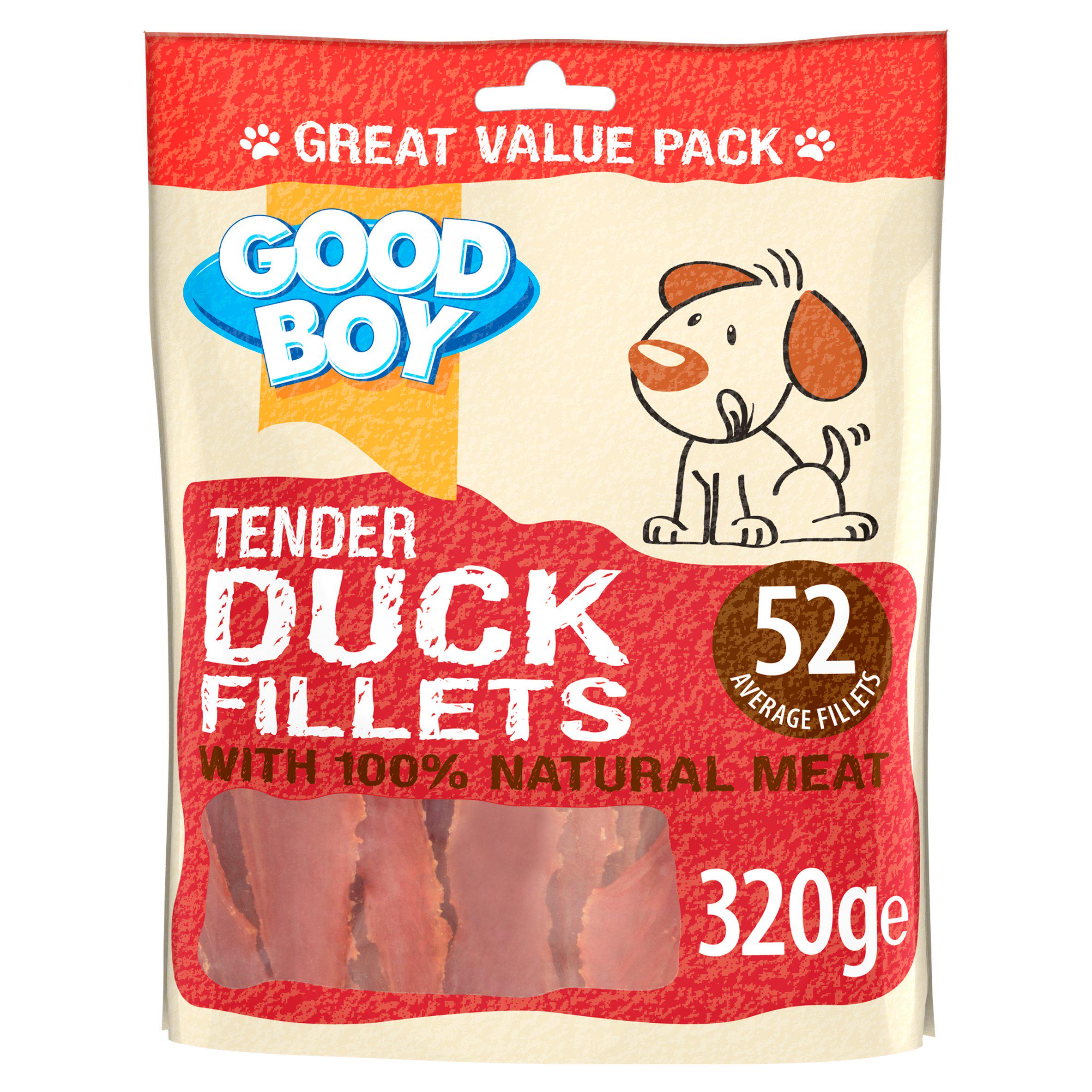 2365x2365 Good Boy Duck Fillets 320g - Image 1