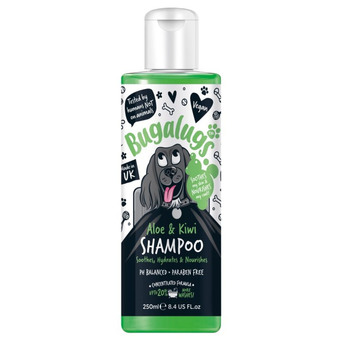 Bugalugs - Aloe & Kiwi Shampoo 250ml Main Image