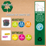 Ancol Made From Collar - Candy Stripe Pink - Image 2