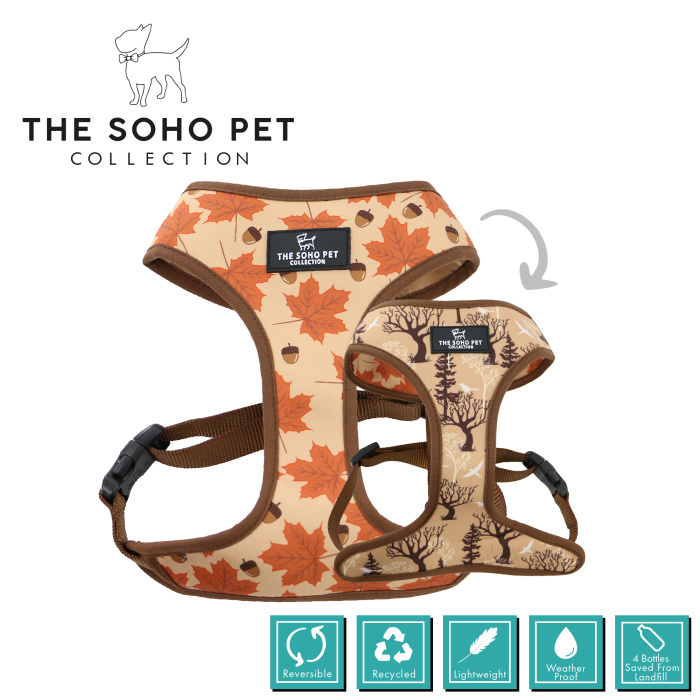 Soho Collection Harness - Maple Leaf/Woodland Main Image