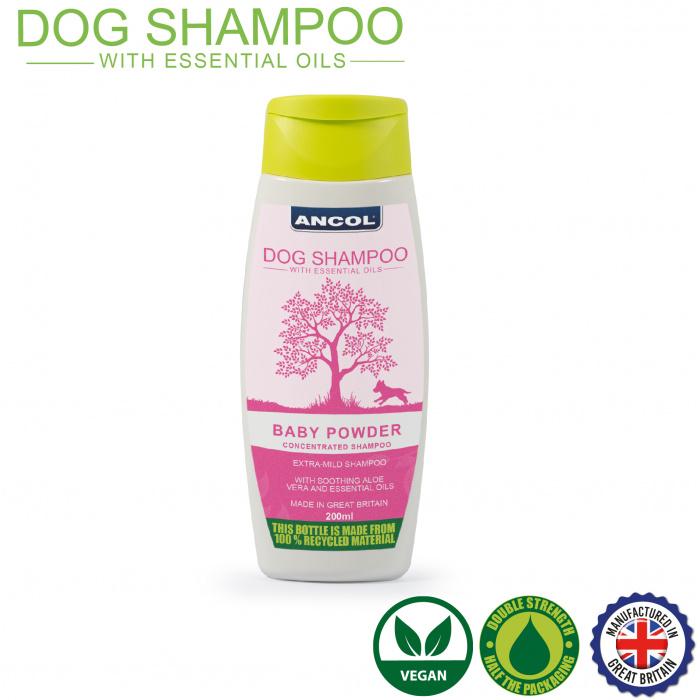 Ancol Dog Shampoo 200ml - Baby Powder Main Image