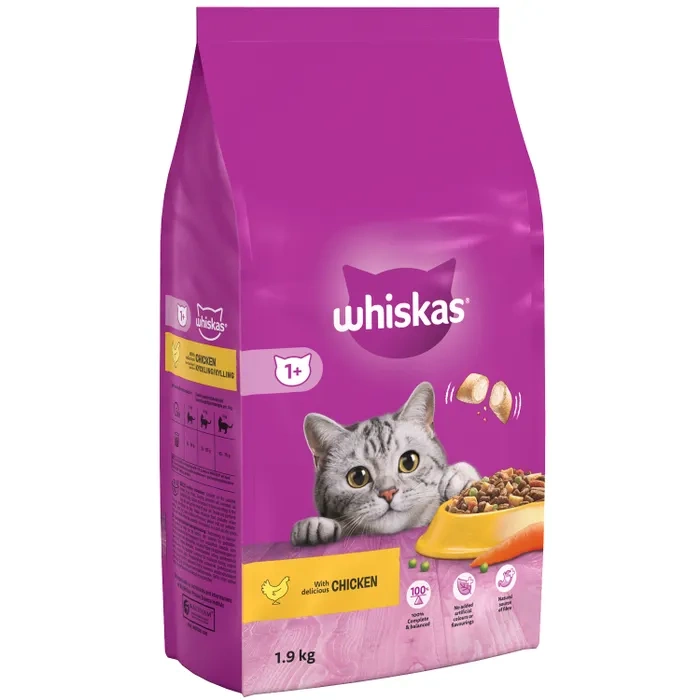 Whiskas Adult with Chicken Dry Food 1.9kg Main Image