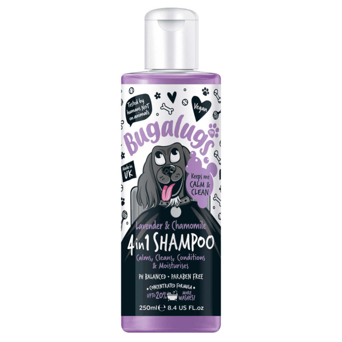 Bugalugs - 4 in 1 Dog Shampoo 250ml Main Image