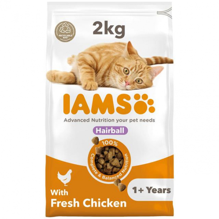 IAMS Advanced Hairball With Chicken 1+ Years 2kg Main Image