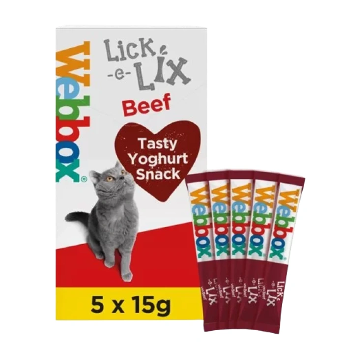 Webbox Cat Lick-E-Lix 75g - Beef Main Image