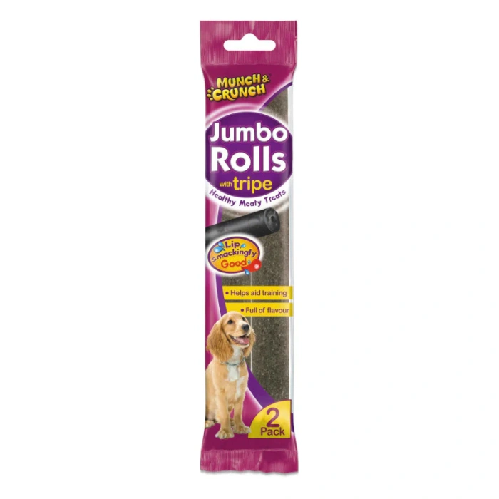 Munch & Crunch Jumbo Rolls with Tripe 2pk Main Image