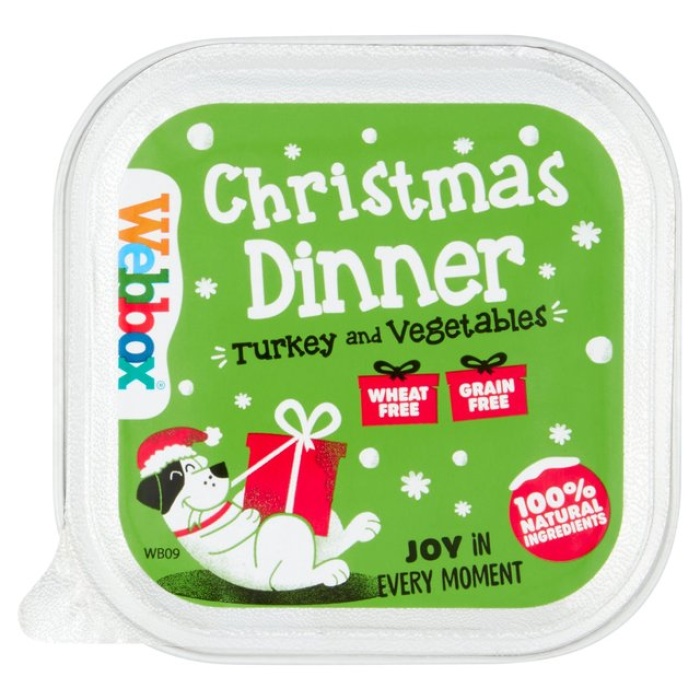 Webbox Festive Pate Christmas Turkey and Veg Dinner 150g Main Image