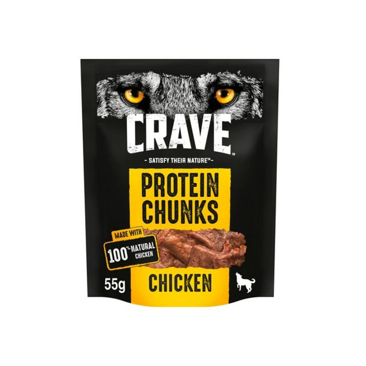 Crave Protein Chunks Chicken 55g Main Image