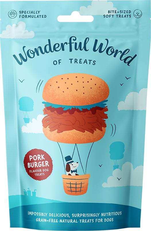 6630943ef2bec973f1e5fd10_WWOT_Burger_Pork Wonderful World of Treats 50g - Pork Burger - Image 1