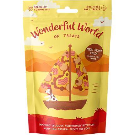 Wonderful World of Treats 50g - Meat Feast Pizza