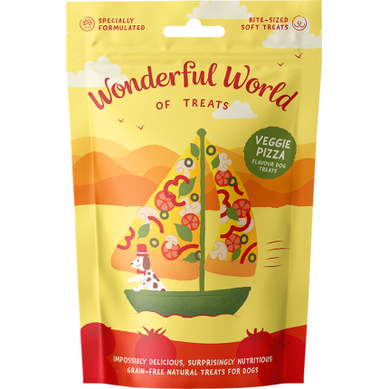 Wonderful World of Treats 50g - Veggie Pizza