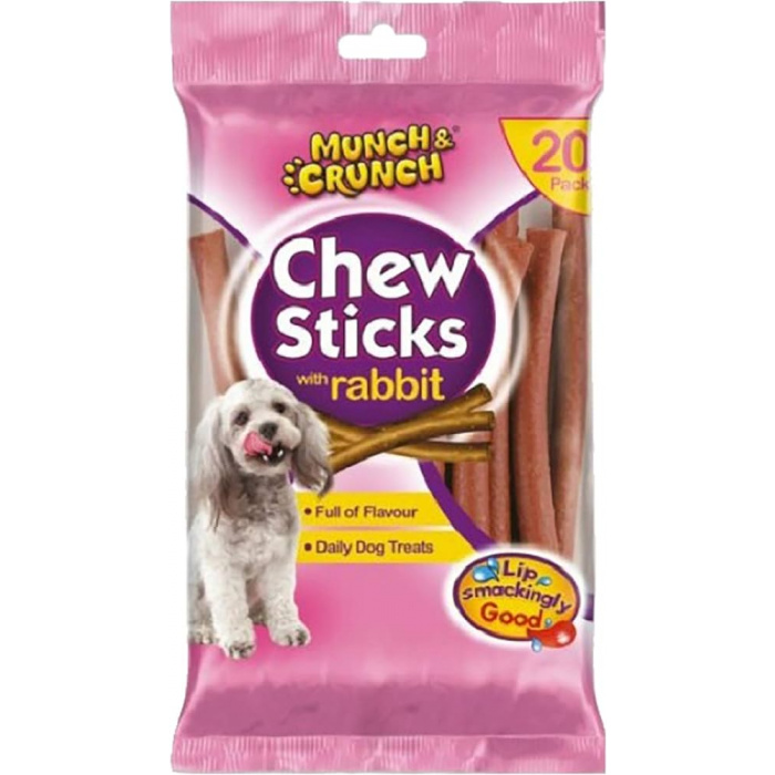 Munch & Crunch Chew Sticks with Rabbit 20pk Main Image