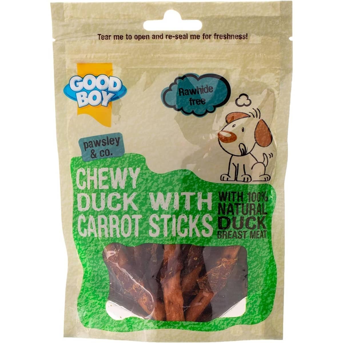 Good Boy Duck & Carrot Sticks 90g Main Image