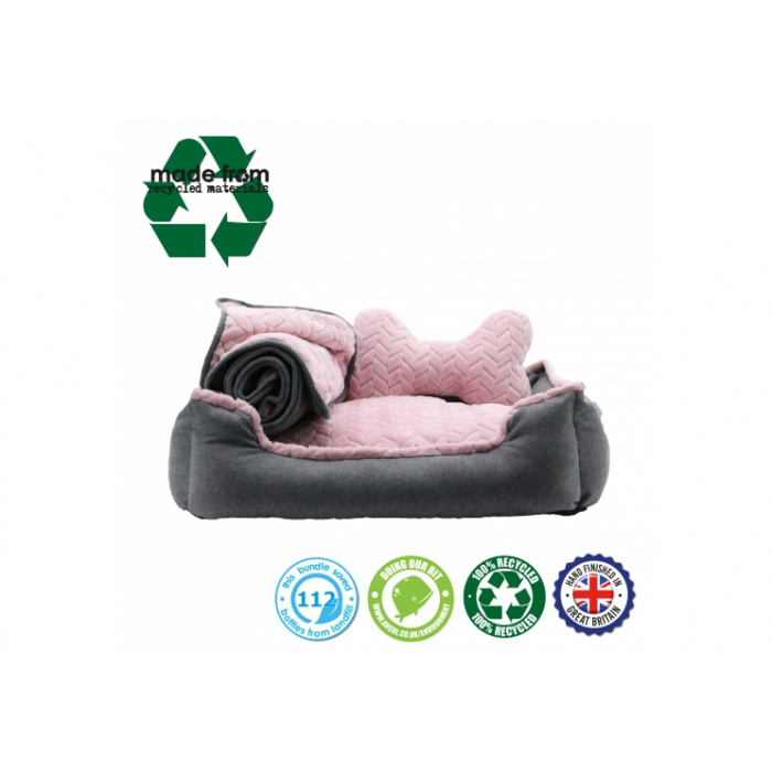 Made From Dog Bed Set - Pink Main Image