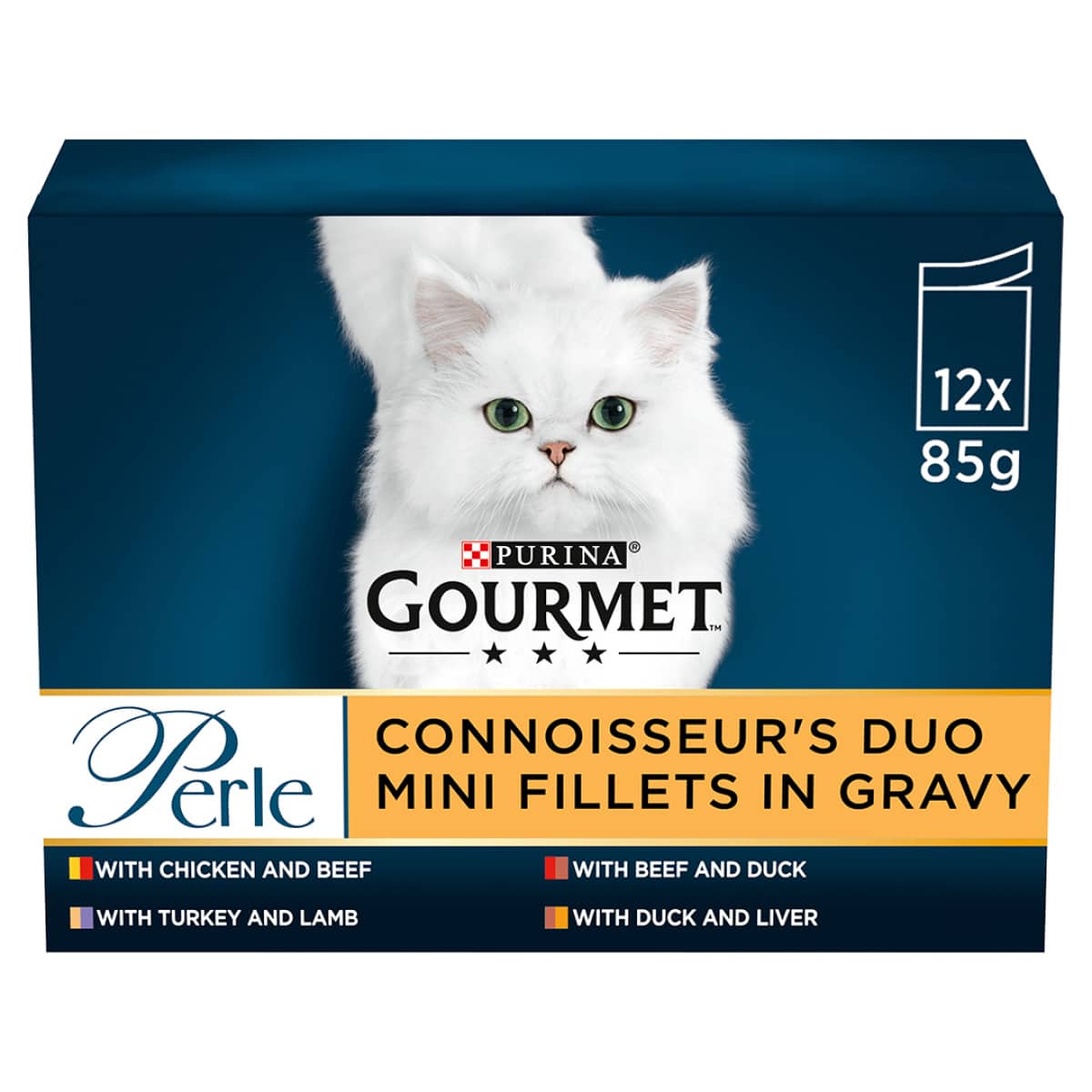 Gourmet Perle Connoisseurs Duo 12 x 85g Main Image