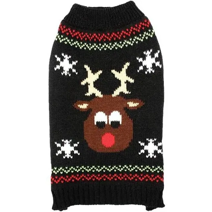 Happy Pet Cosy Knit Reindeer - 11" Main Image