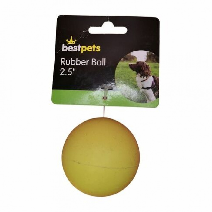 Bestpets Rubber Ball 2.5" Main Image