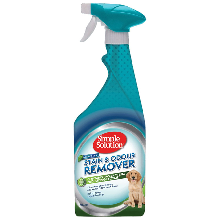 900_7109749 Simple Solution Stain & Odour Remover 750ml - Rain Forrest - Image 1