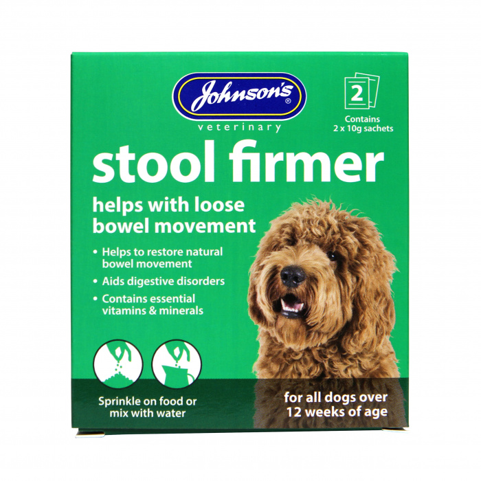 Johnson's Stool Firmer for Dogs 2 x 10g sachets Main Image