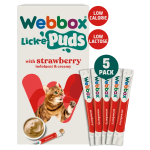 Webbox Lick-e-Puds with Strawberry 75g - Image 2