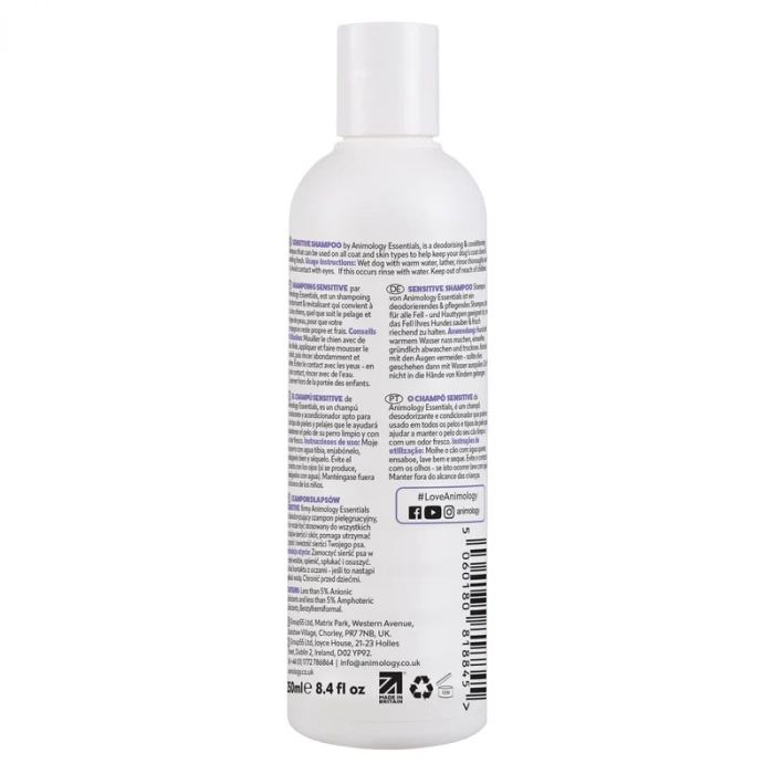 Animology Essential - Sensitive Shampoo 250ml Main Image