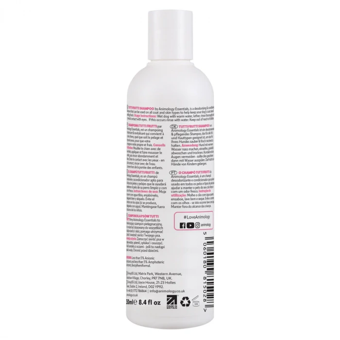 Animology Essential - Tutti Frutti Shampoo 250ml Main Image