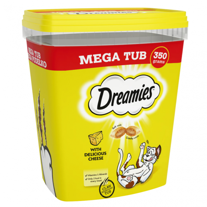Dreamies with Delicious Cheese 350g Main Image
