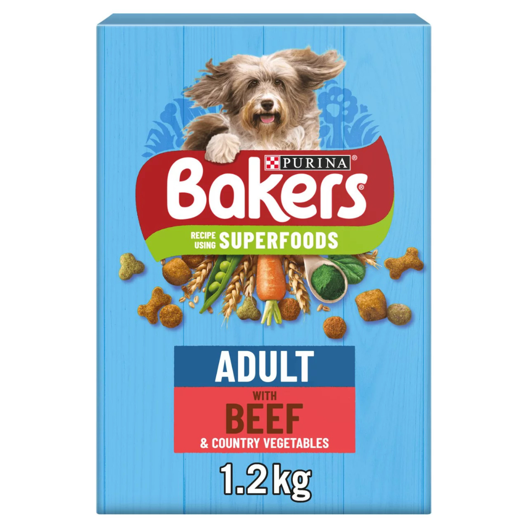 BLANK Bakers Adult Dry Food 1.2kg - Beef - Image 1
