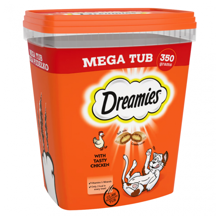 Dreamies with Tasty Chicken 350g Main Image