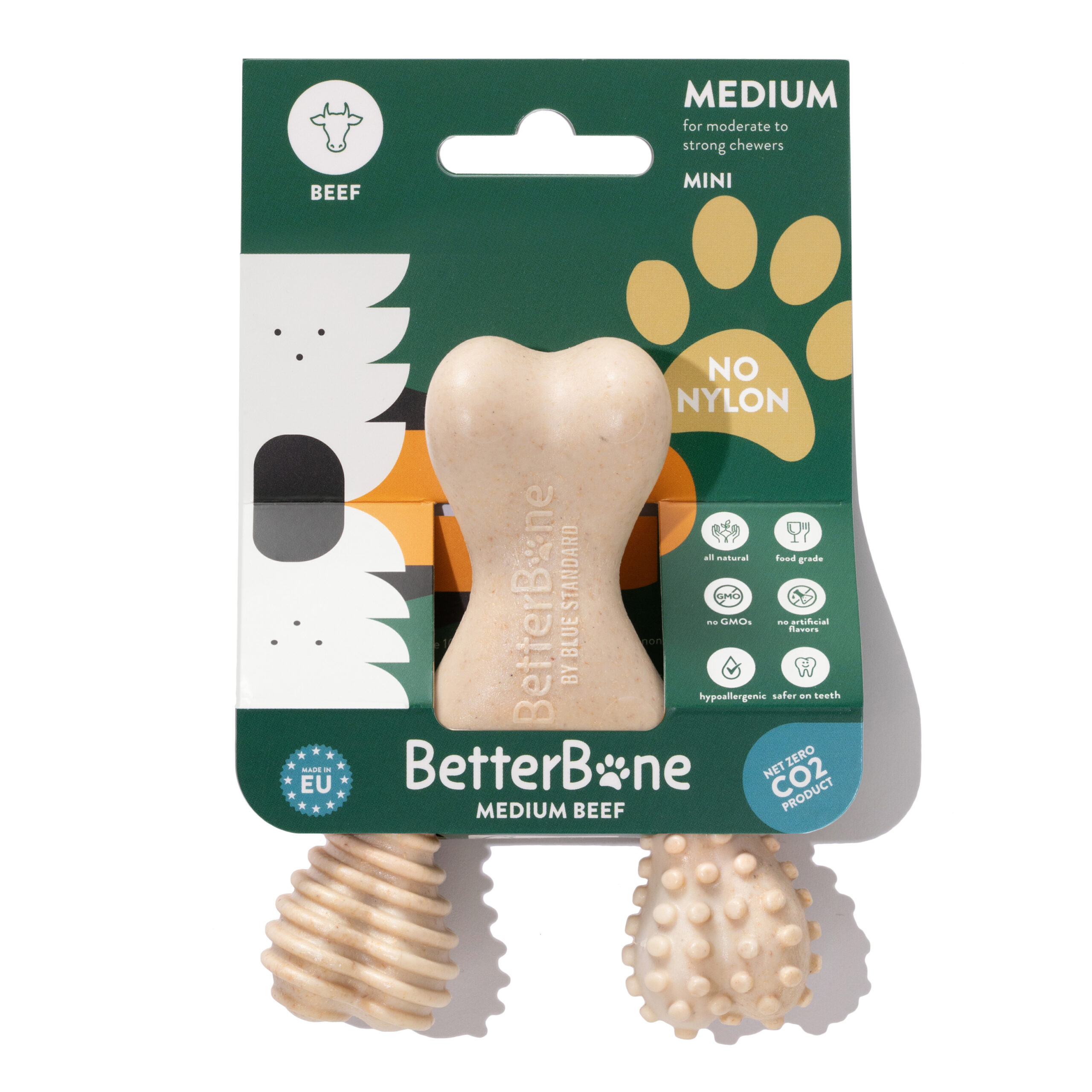 BSI-100-205 Better Bone Medium Mini Beef Betterbone Medium - Beef - Image 1