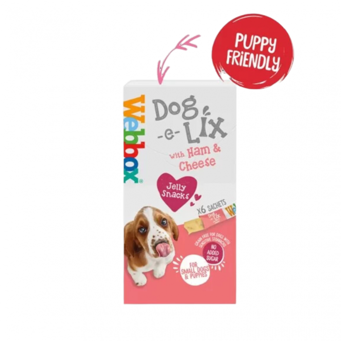 Webbox Dog-E-Lix with Ham & Cheese 90g Main Image