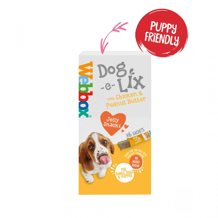 Webbox Dog-E-Lix with Chicken & Peanut Butter 90g Main Image