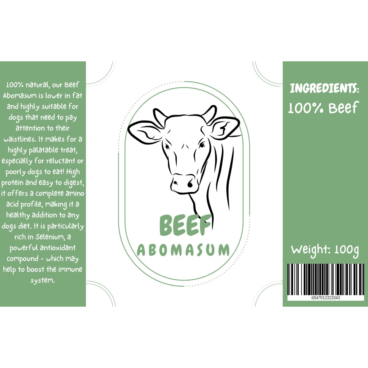 Beef Abomasum 100g Main Image