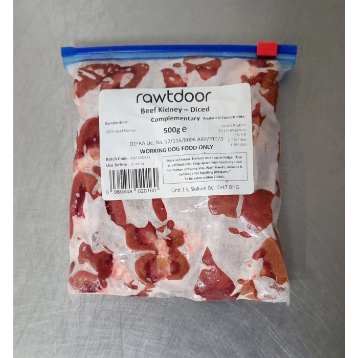 RawtDoor - Beef Kidney Diced 500g Main Image