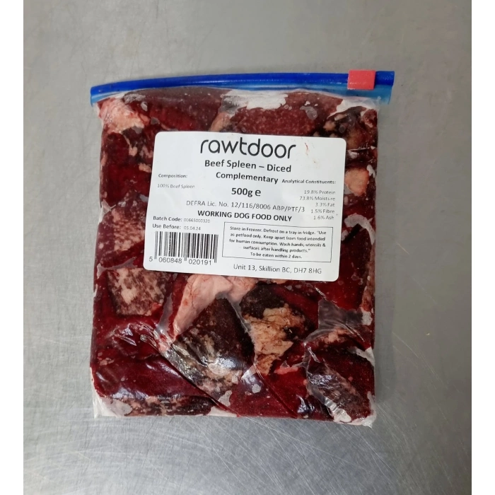 RawtDoor - Beef Spleen Diced 500g Main Image