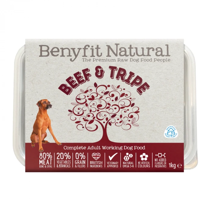 Benyfit Natural Complete - Beef & Tripe 1kg Main Image