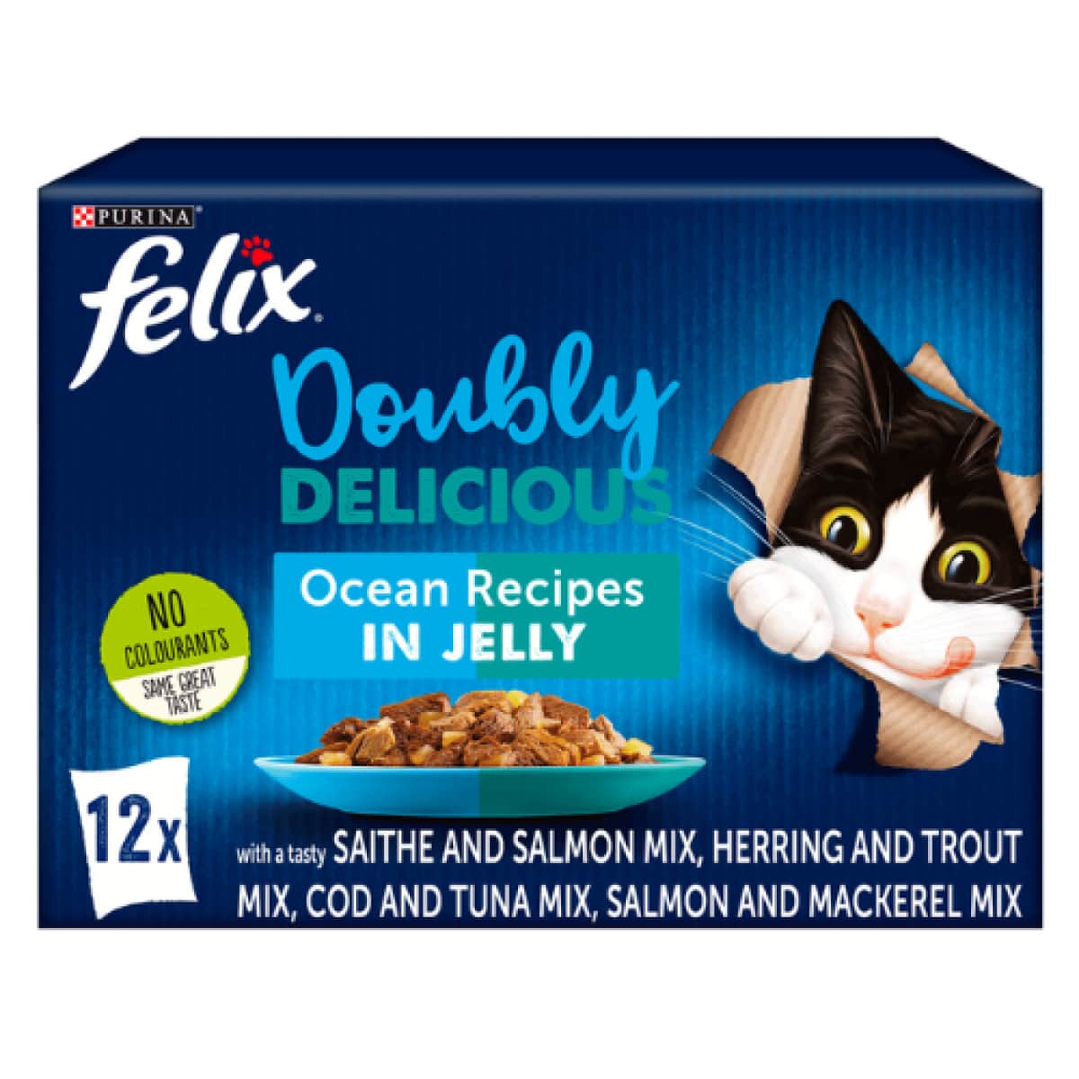 Felix Doubly Delicious Ocean Recipes 12 x 100g Main Image