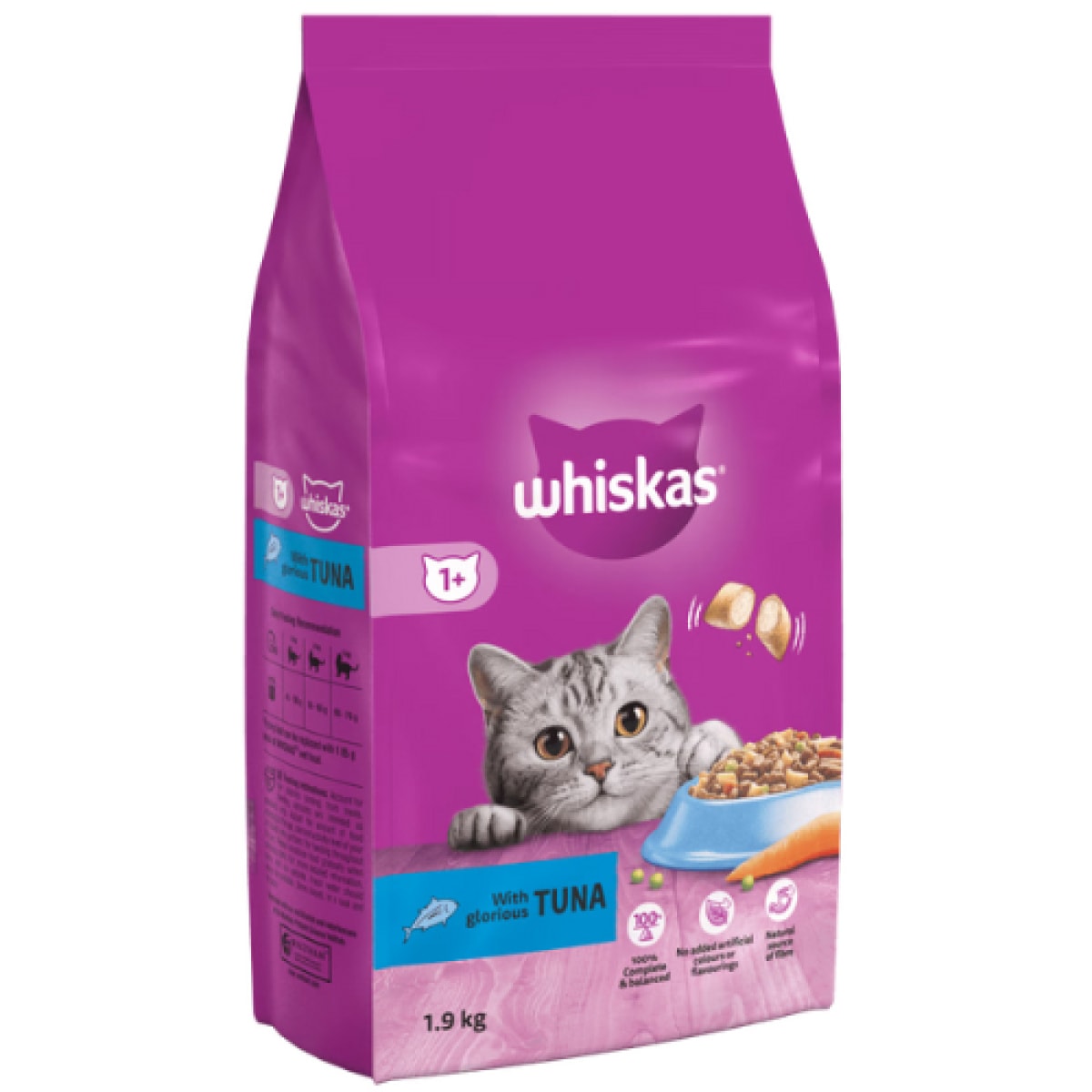 Whiskas Adult with Tuna Dry Food 1.9kg Main Image